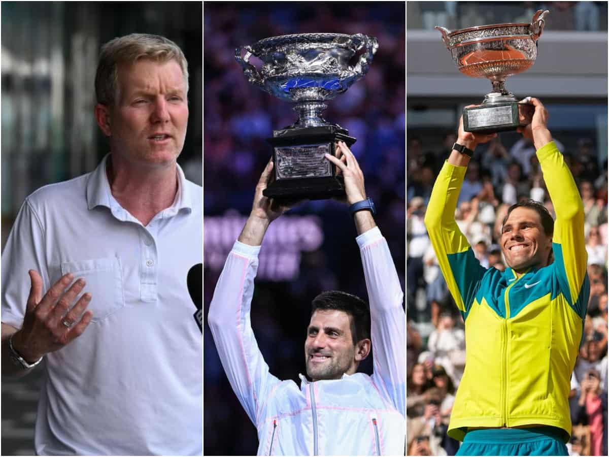 Jim Courier compares Novak Djokovic’s Australian Open record with Rafael Nadal’s French Open title tally, predicts a 11th win in Melbourne for the Serb