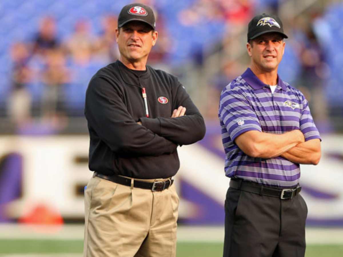 Jim Harbaugh and John Harbaugh