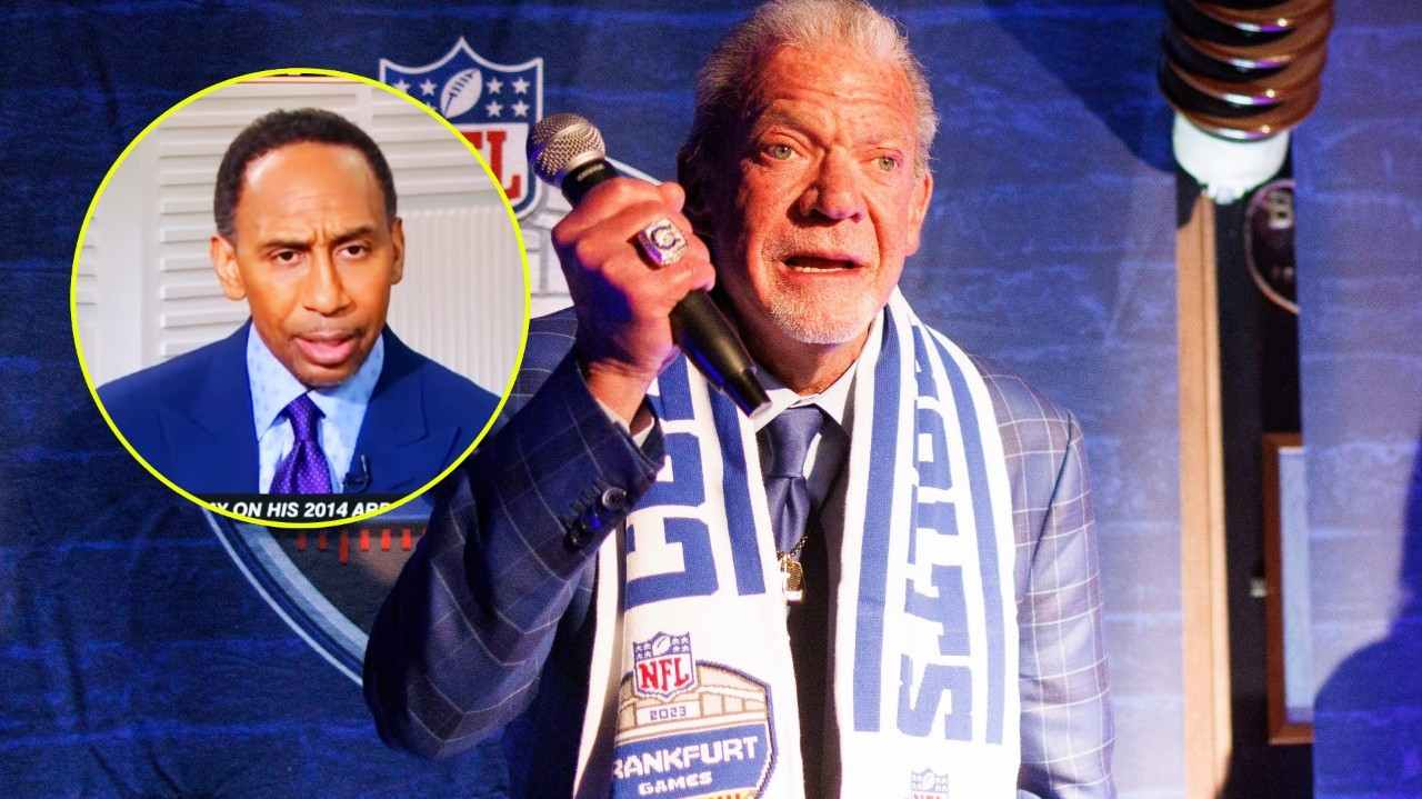 “You’re gonna get your a** sued!” Colts boss Jim Irsay threatens to drag Stephen A. Smith’s First Take to court over comments on his 2014 arrest