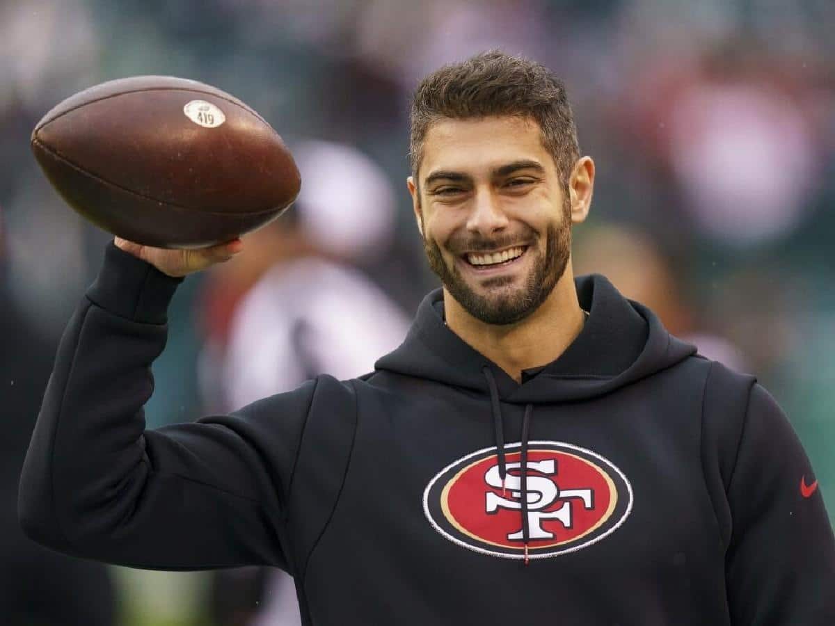 “Didn’t y’all bench him?” – NFL Twitter troll the Raiders for wishing Jimmy Garoppolo ‘Happy Birthday’ after benching him due to a series of poor results