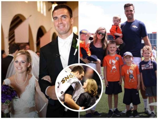 Joe Flacco and his wife Dana Grady