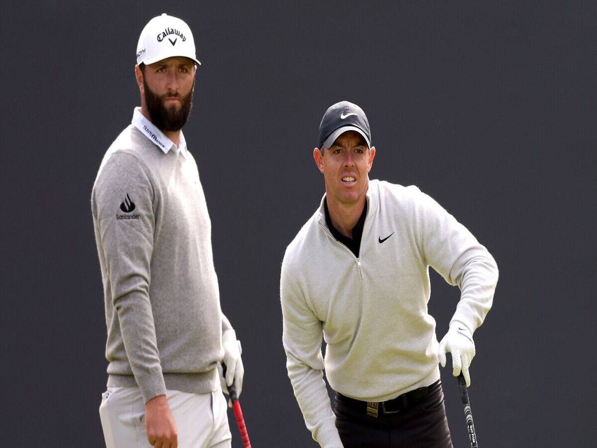 Jon Rahm and Rory McIlroy