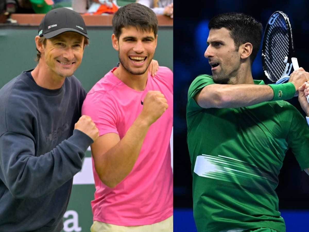 “He’s the best ever!”- Novak Djokovic’s on-court heroics leaves Carlos Alcaraz’s coach drooling