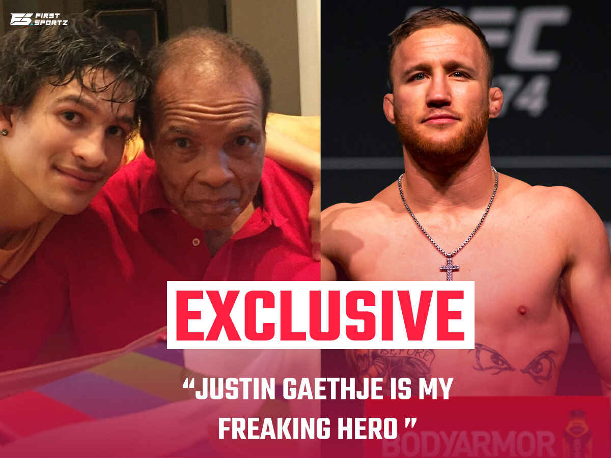 “My freaking Hero!” Muhammad Ali’s grandson Biaggio Ali Walsh wants to emulate Justin Gaethje for the fans