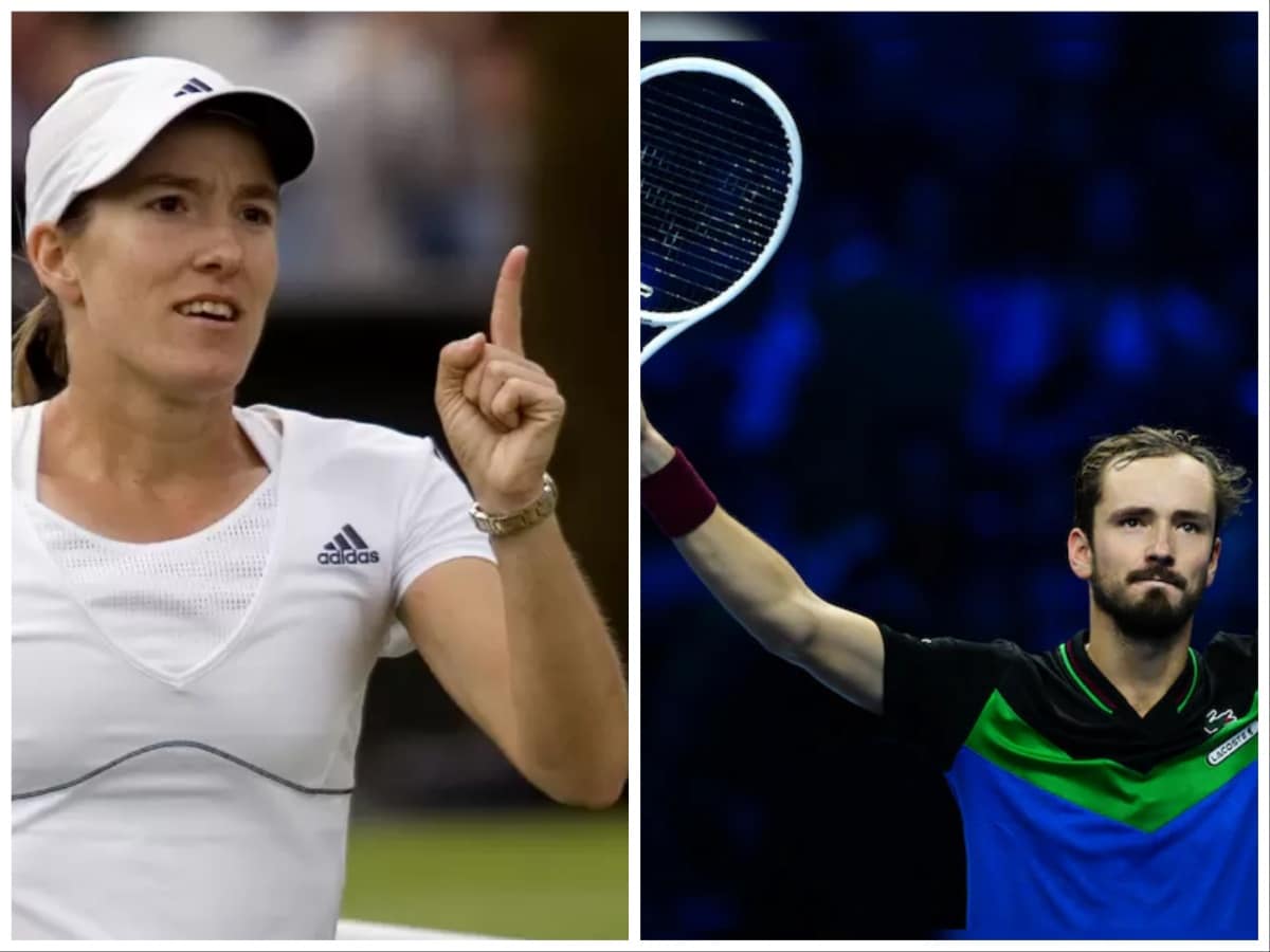 Justine Henin questions Daniil Medvedev’s intent against Carlos Alcaraz as the Spaniard overpowers the Russian at the 2023 ATP Finals