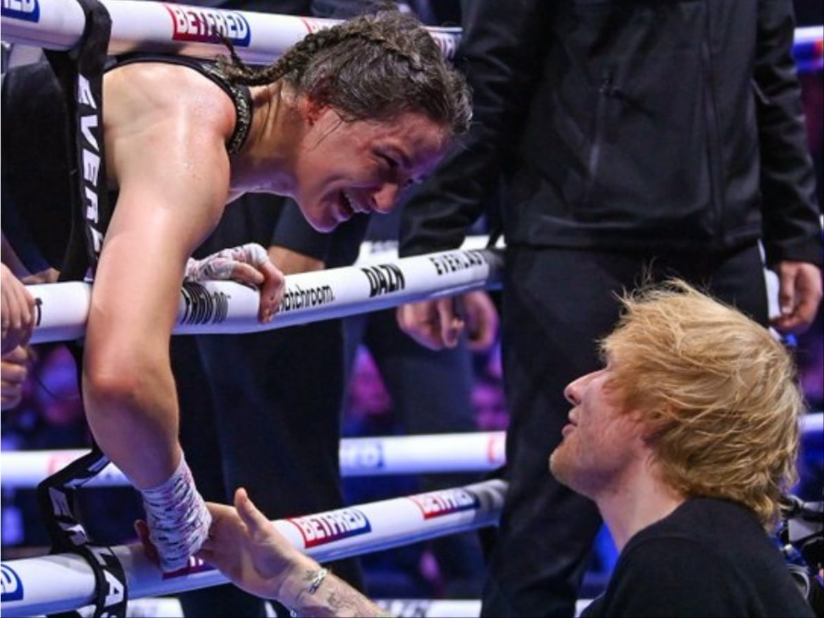 Katie Taylor Ed Sheeran