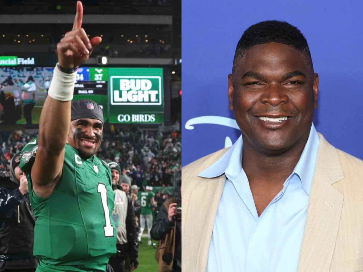 Keyshawn Johnson impressed with Jalen Hurts' MVP-level performance during Eagles' OT win over the Bills 1 Jalen Hurts and Keyshawn Johnson