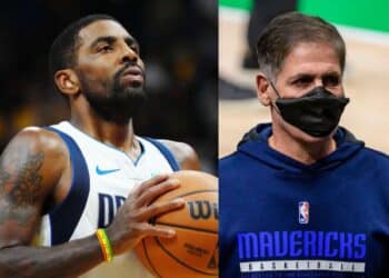 Kyrie Irving and Mark Cuban