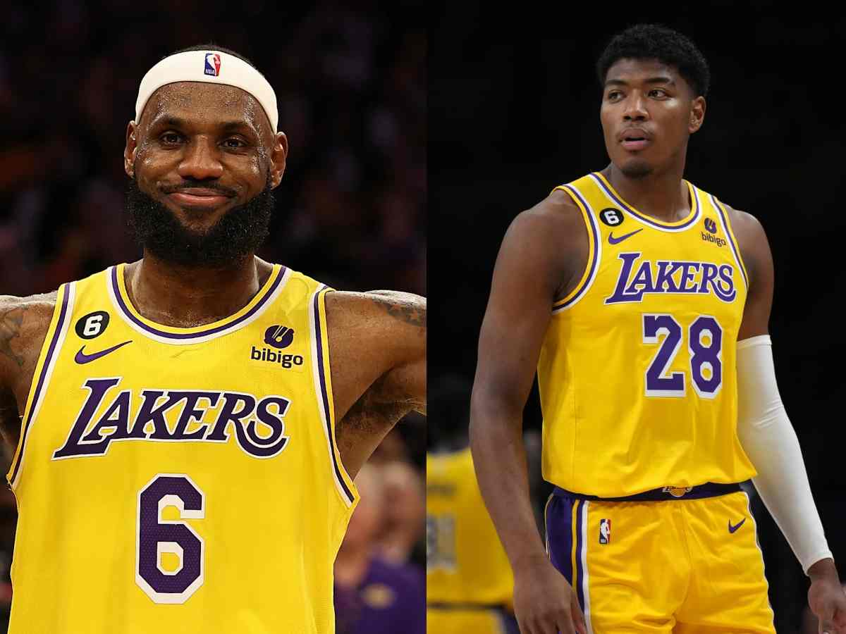 “Big d**bass doesn’t even know it’s offensive” – LeBron James’ questionable celebration after Rui Hachimura dunk leaves NBA fans UPSET