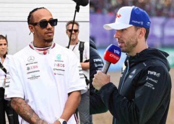 Lewis Hamilton and Pierre Gasly (Via IMAGO)