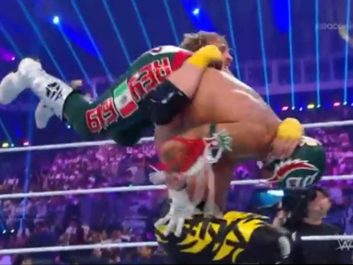 Logan Paul and Rey Mysterio 