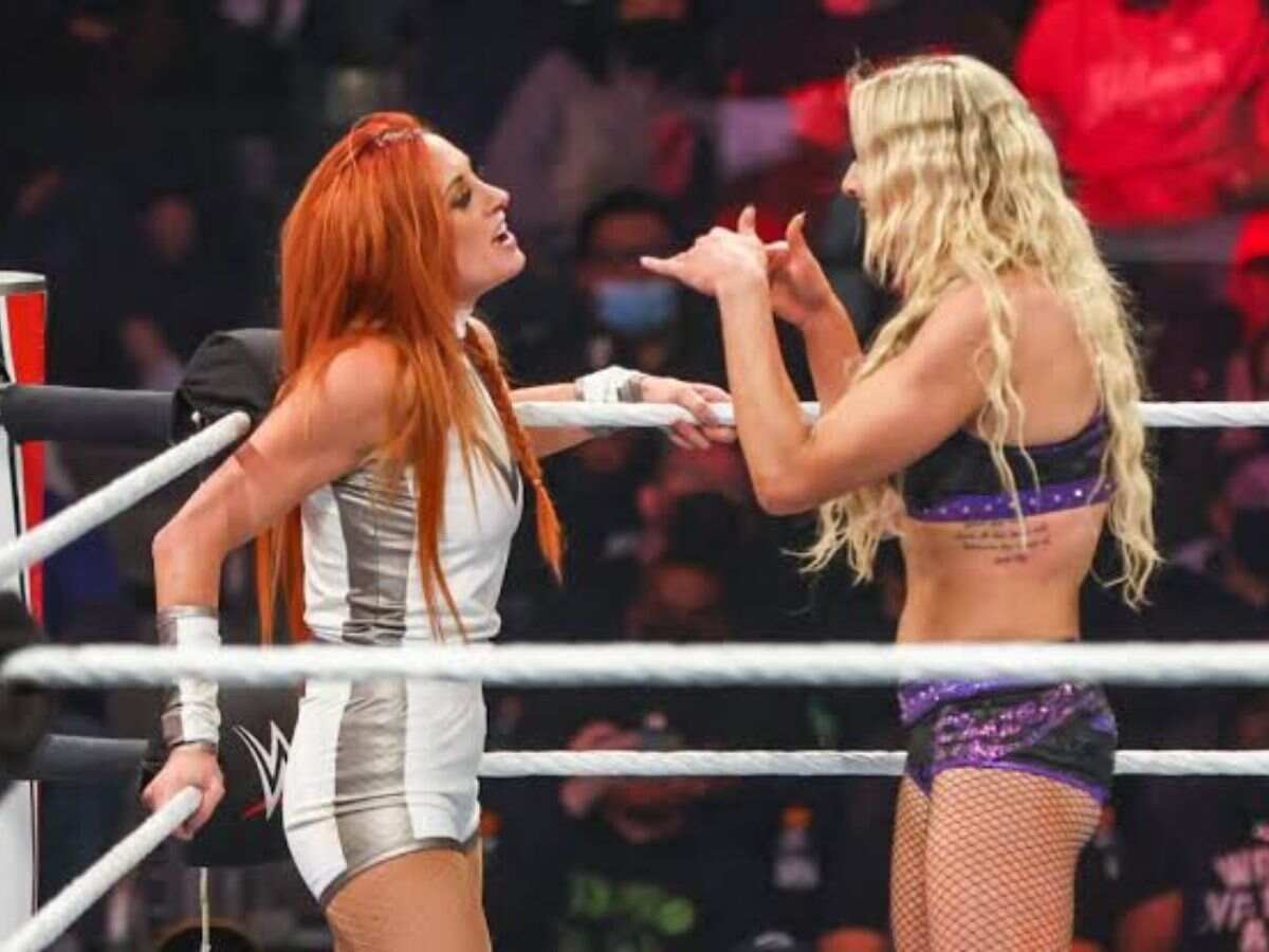 Becky Lynch and Charlotte Flair