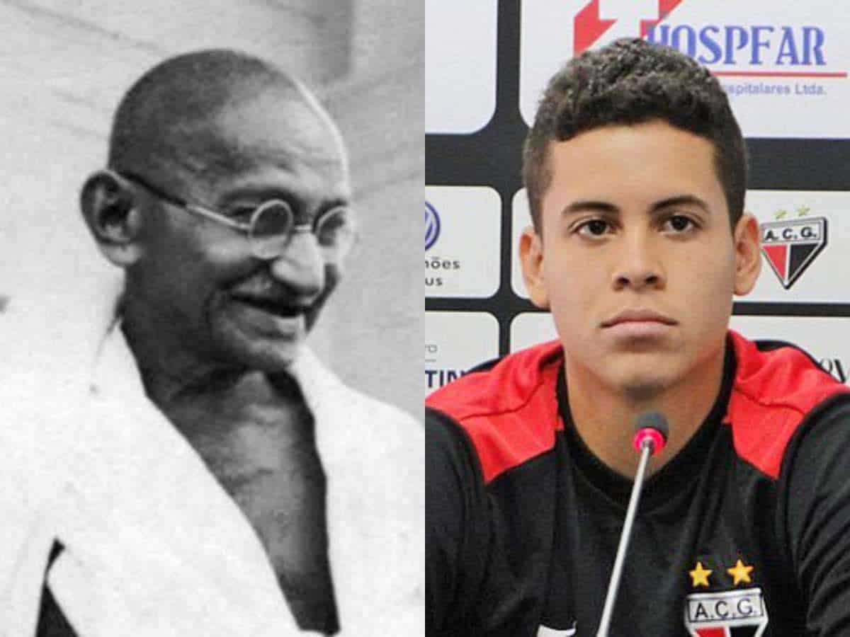 Mahatma Gandhi is ALIVE and PLAYS FOOTBALL in Brazil