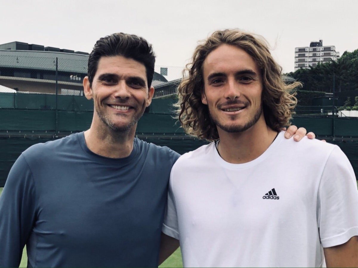 Mark Philippoussis and Stefanos Tsitsipas