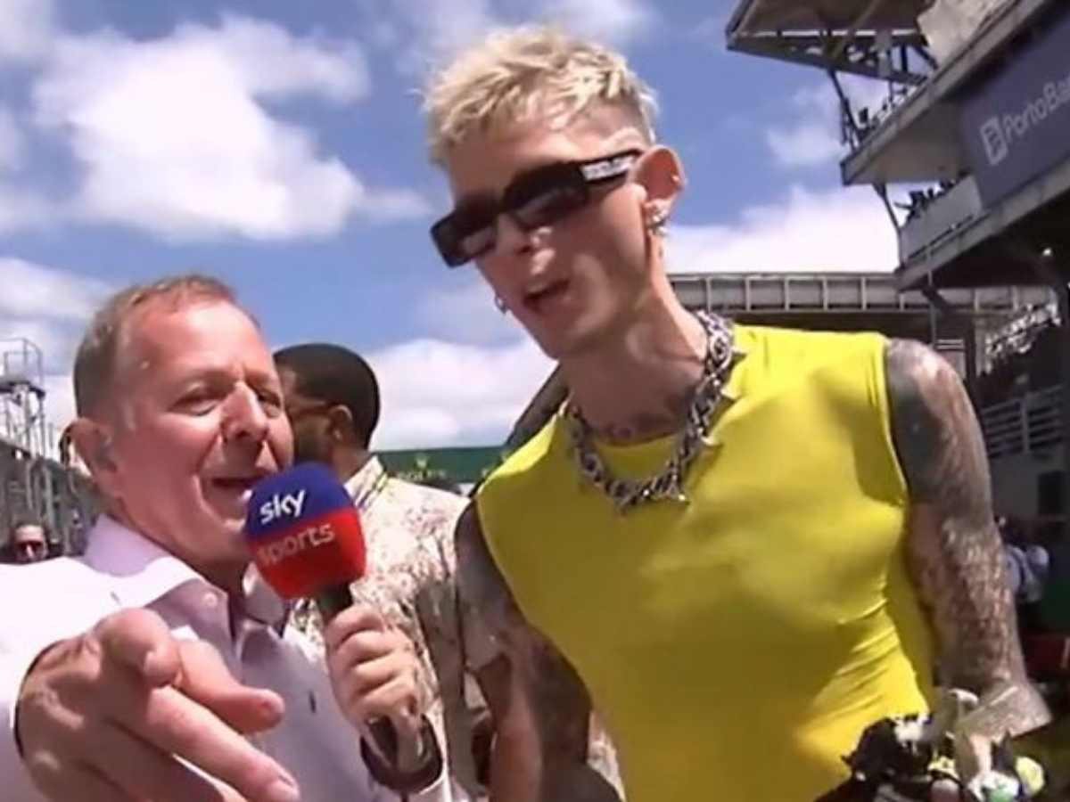 Machine Gun Kelly Responds to Criticism of F1 Grand Prix Interview