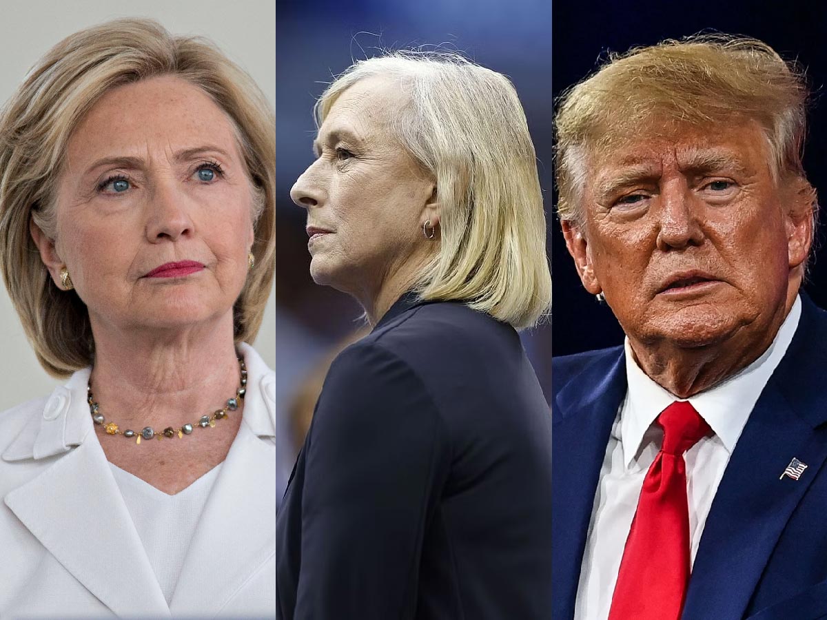 Martina Navratilova defends Hillary Clinton for comparing Donald Trump to Adolf Hitler, bashes Ron DeSantis for his deafening silence