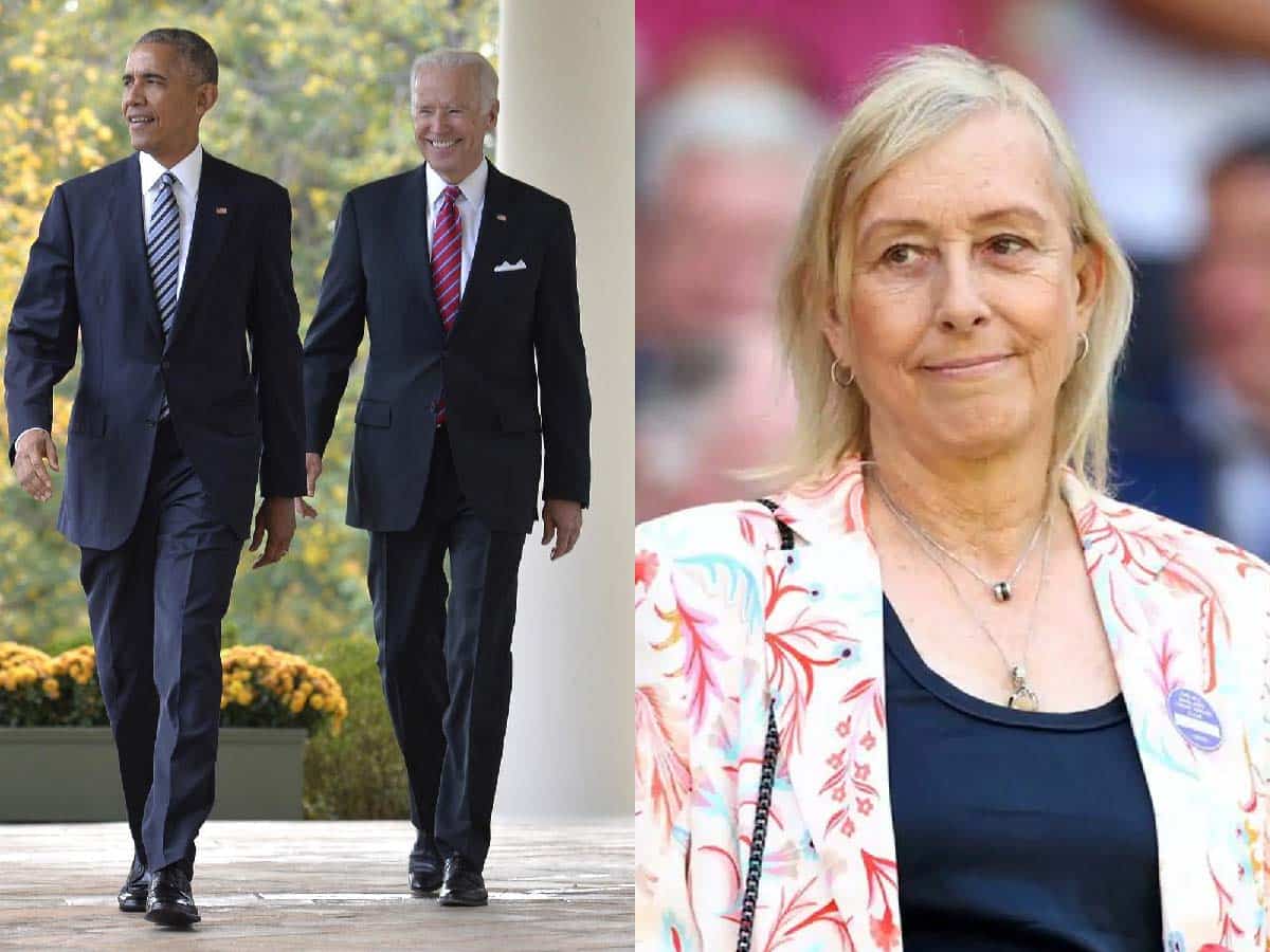 Martina Navratilova defends Barack Obama and Joe Biden after they were accused of allowing trans people in women’s sports