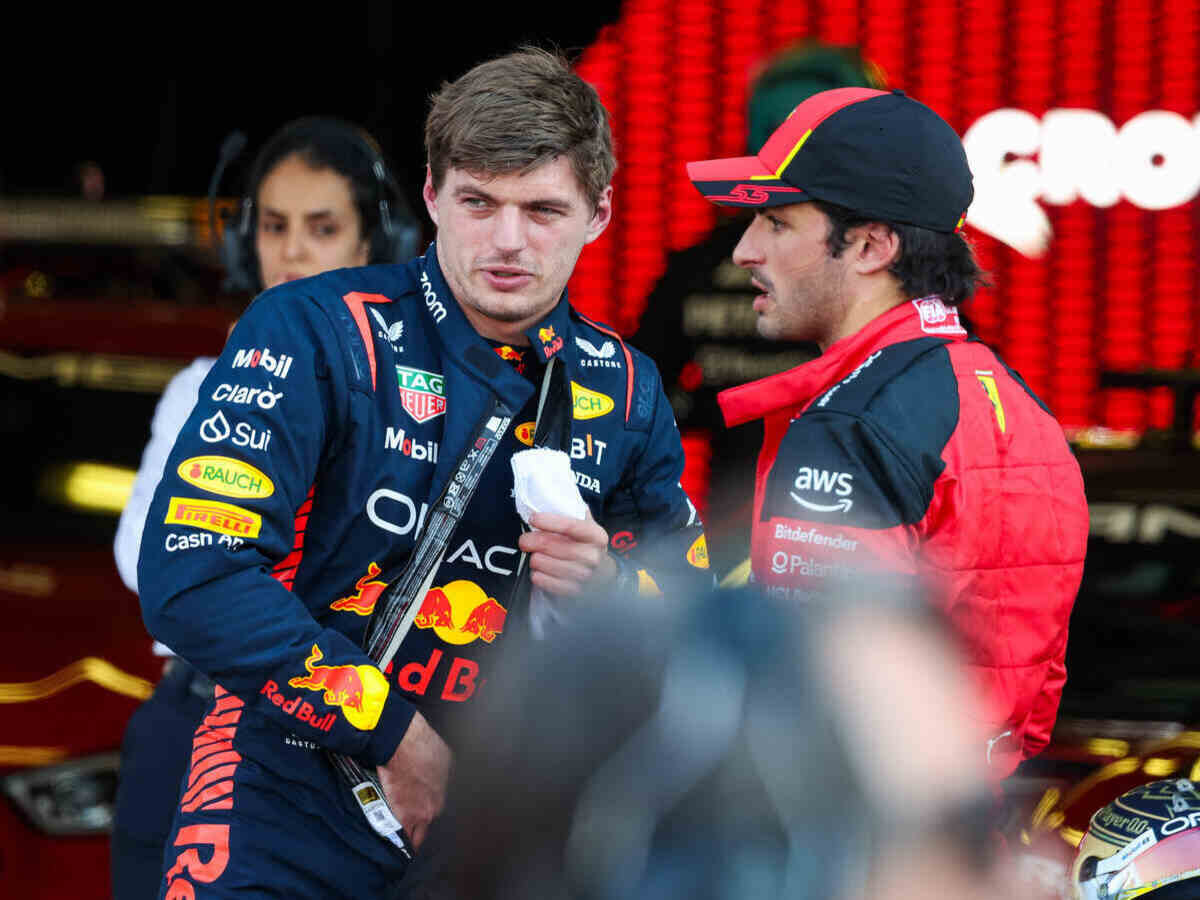 Max Verstappen and Carlos Sainz