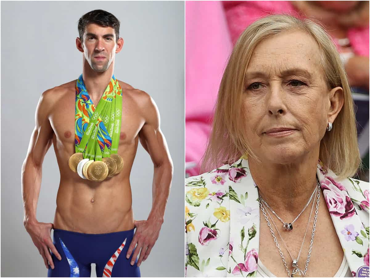 Martina Navratilova drags Michael Phelps’ historic Olympics record to defend her claim of keeping trans athletes out of women’s sports