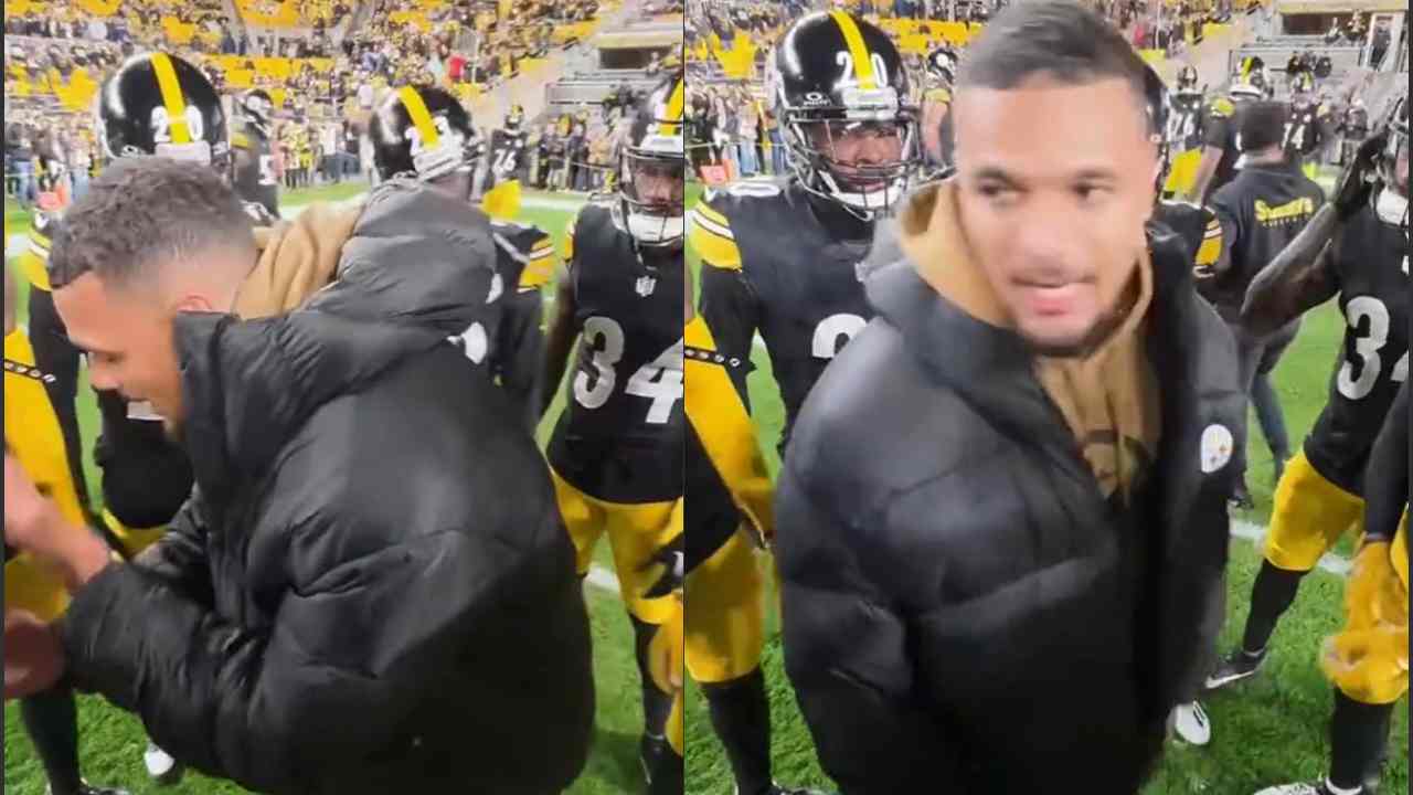 WATCH: “We got a rookie QB on prime time” – Injured DB Minkah Fitzpatrick HYPES UP the Steelers defense with pep talk before their game against the Titans