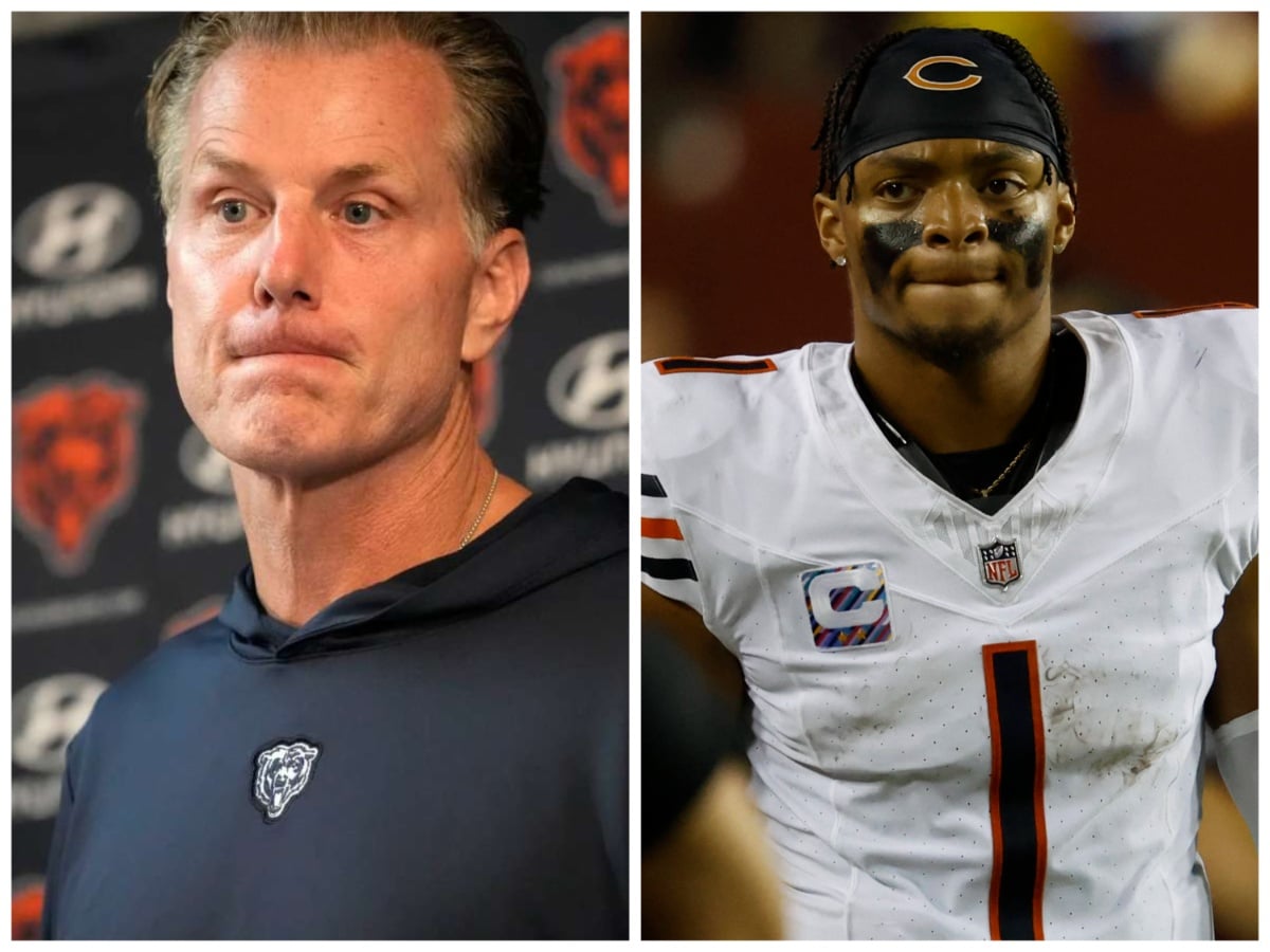 “That man is not a head coach!” – Bears HC Matt Eberflus bizarrely unsure about QB Justin Fields’ status for TNF game has fans questioning his credibility