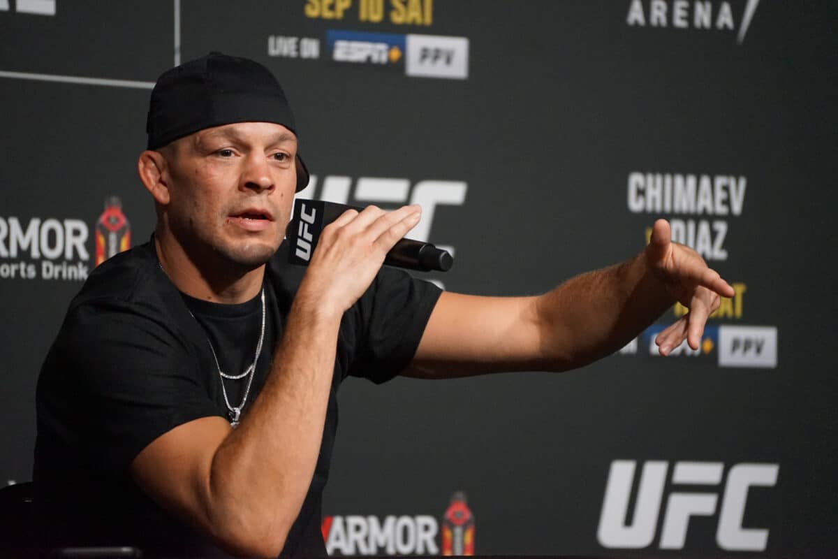 Fight fans react to Nate Diaz's wholesome family picture