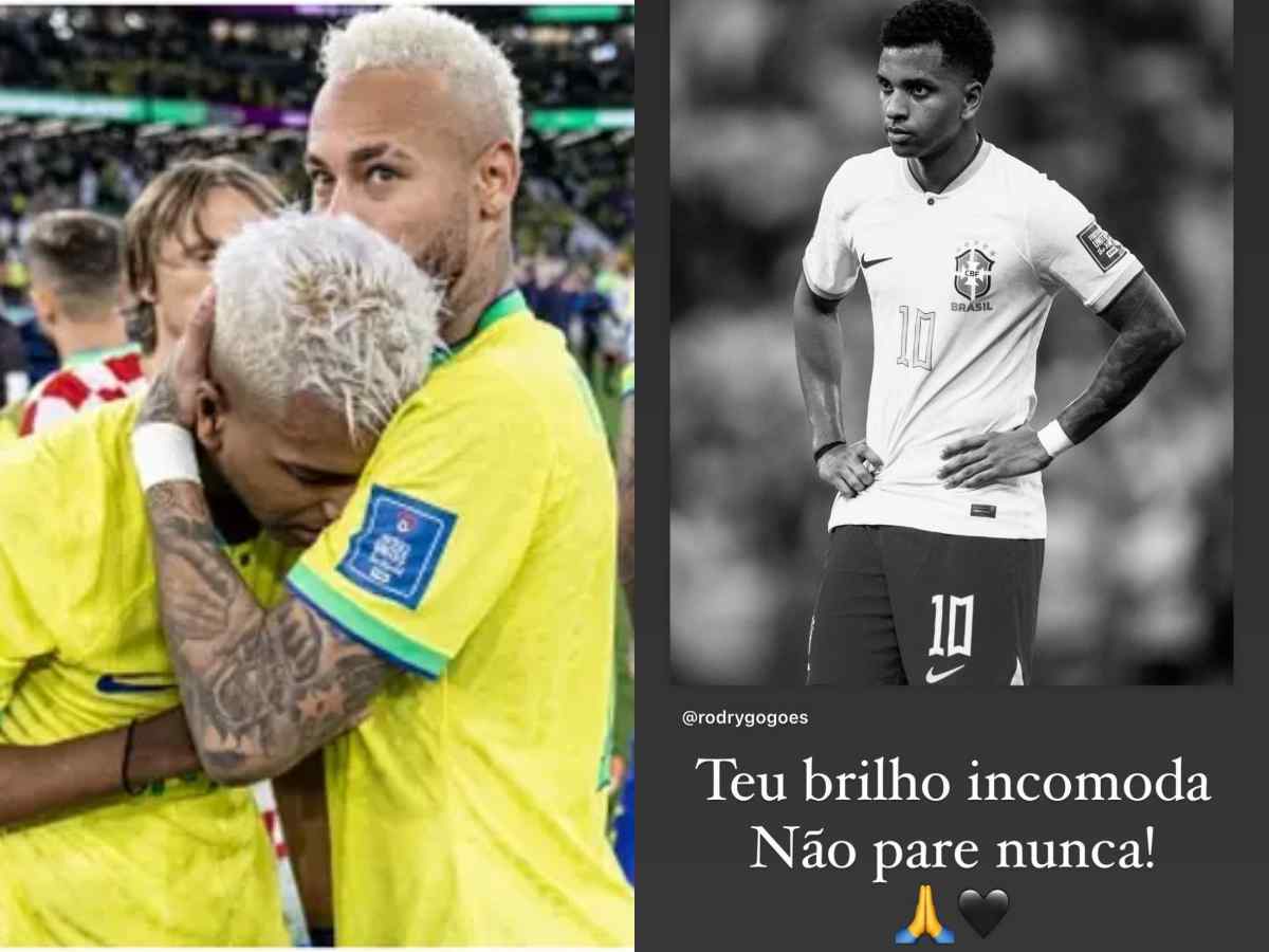 ‘Your shine bothers them…’ – Neymar Jr’s message of support for Rodrygo after latter speaks out on racist abuse