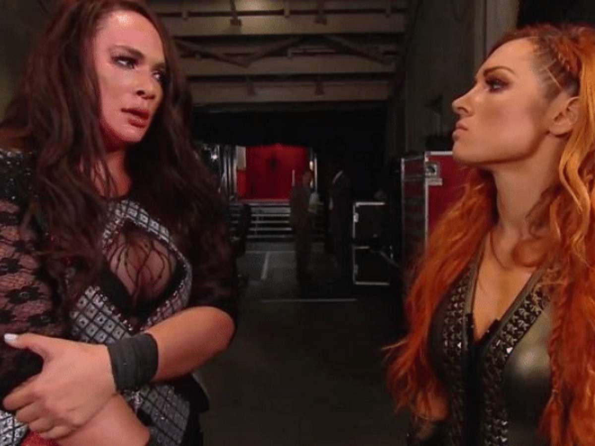 Nia Jax and Becky Lynch 