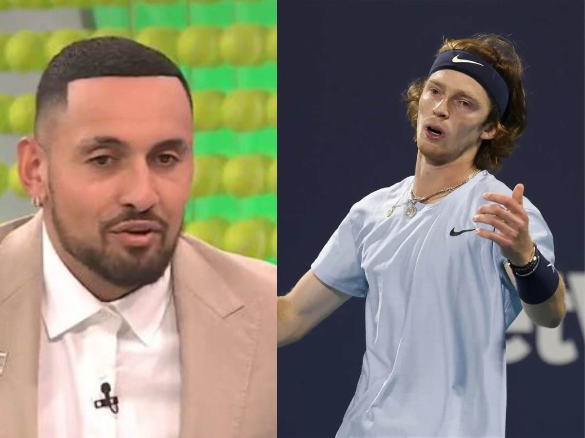 Nick Kyrgios tells Andrey Rublev to be proud of his season after offering the Russian any help to deal with the mental aspect