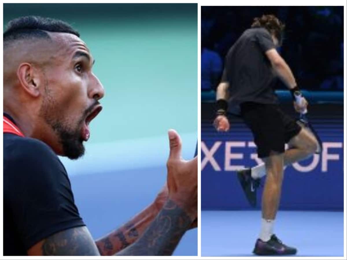 “It’s crazy, I’ve never done that,” Nick Kyrgios stunned by Andrey Rublev’s self-harming attack after crashing out of the 2023 ATP Finals 