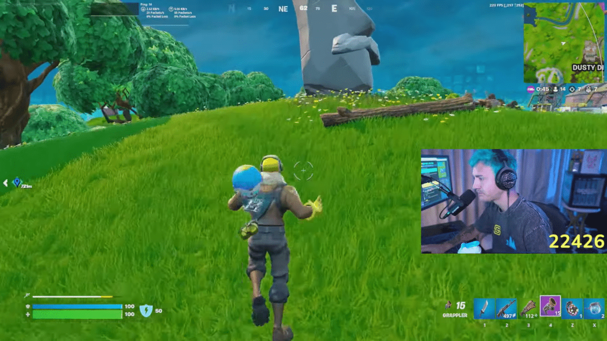 Ninja Fortnite stream