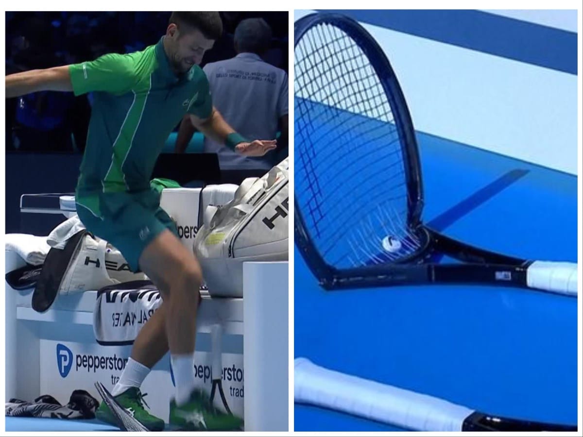 “I have to do it,” Novak Djokovic explains his decision of smashing his racket against Holger Rune at the ATP Finals