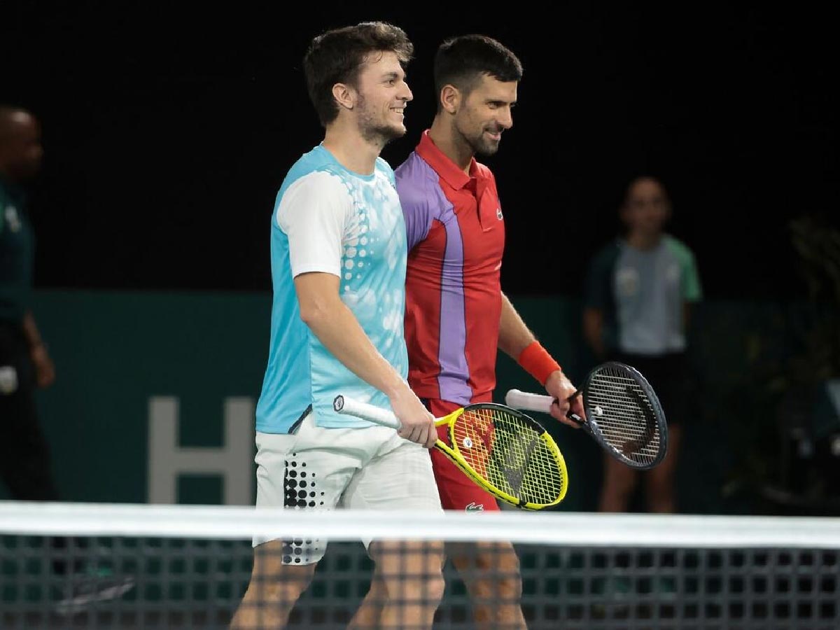 Novak Djokovic and Miomir Kecmanovic forced to withdraw from the Paris Masters doubles despite first-round win