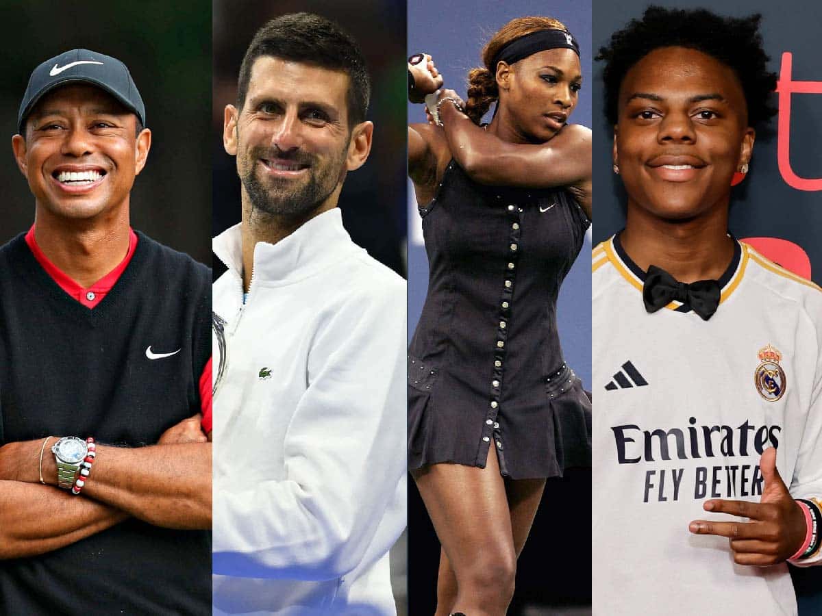 WATCH: IShowSpeed labels Serena Williams and Tiger Woods as best tennis players ahead of Novak Djokovic after being trolled at Ballon d’Or ceremony