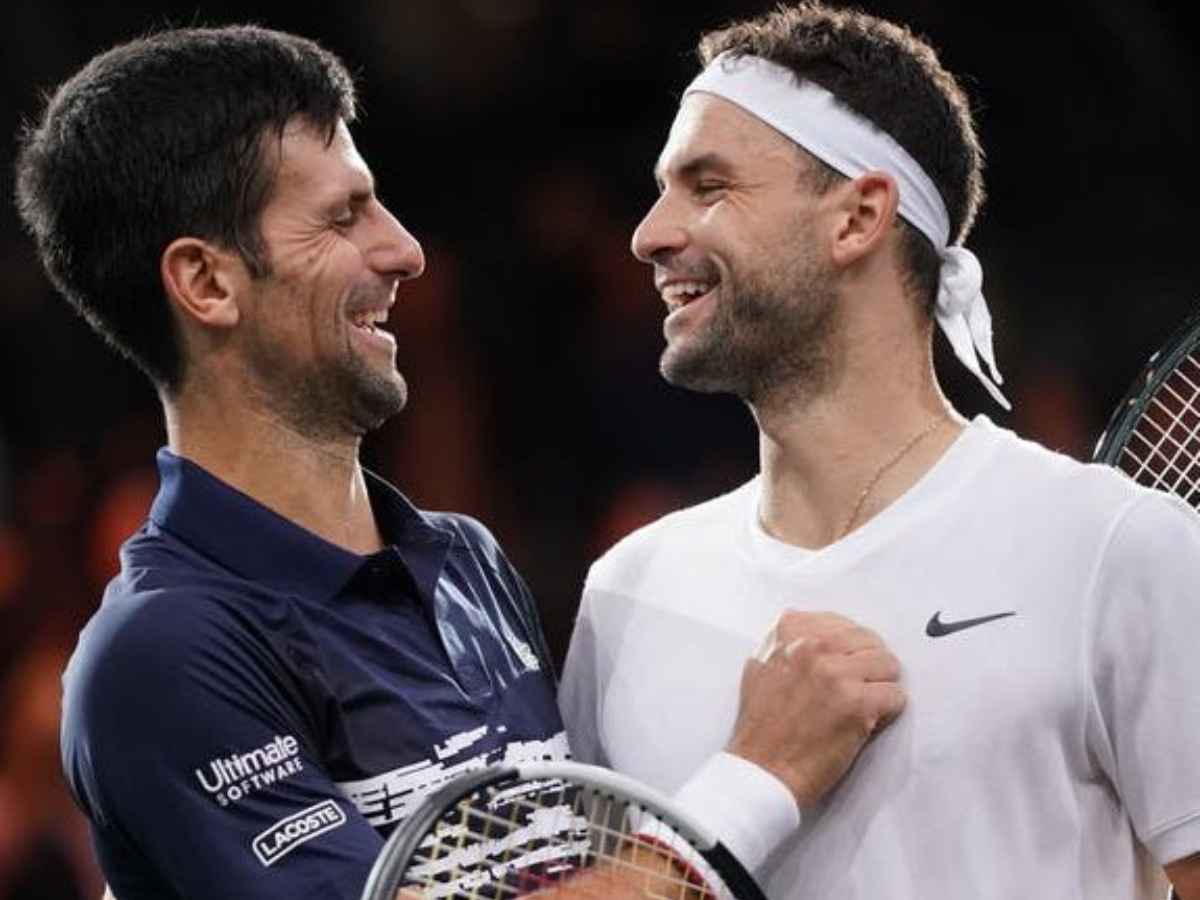 Novak Djokovic and Grigor Dimitrov