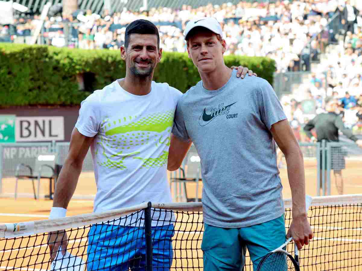 Novak Djokovic and Jannik Sinner