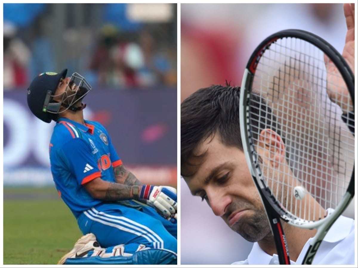 Novak Djokovic reacts to Virat Kohli breaking Sachin Tendulkar’s most ODI centuries record with a brilliant hundred at the Cricket World Cup