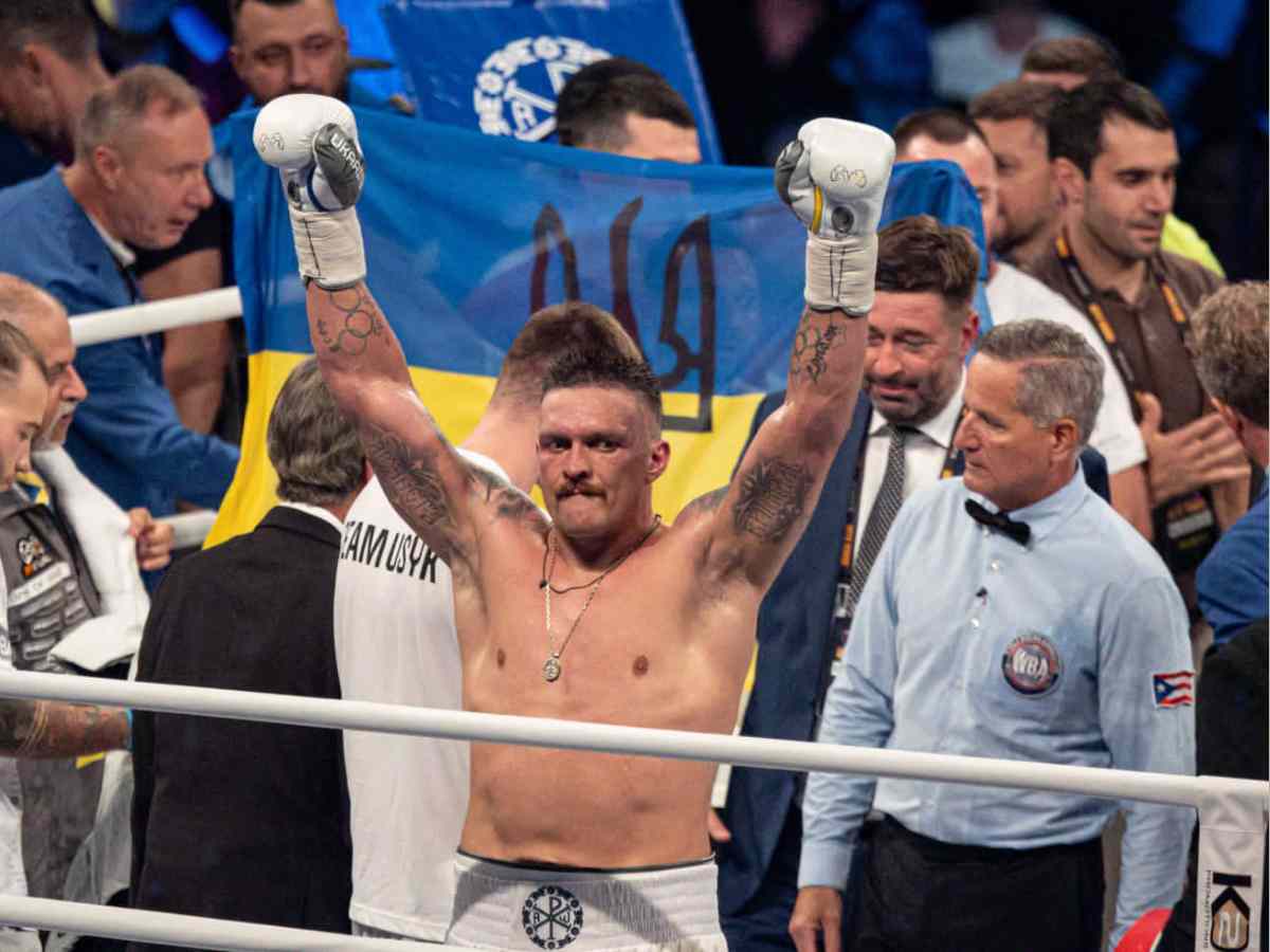 Oleksandr Usyk hilariously shares father’s epic beatdown of doubting friends who questioned his Olympic destiny