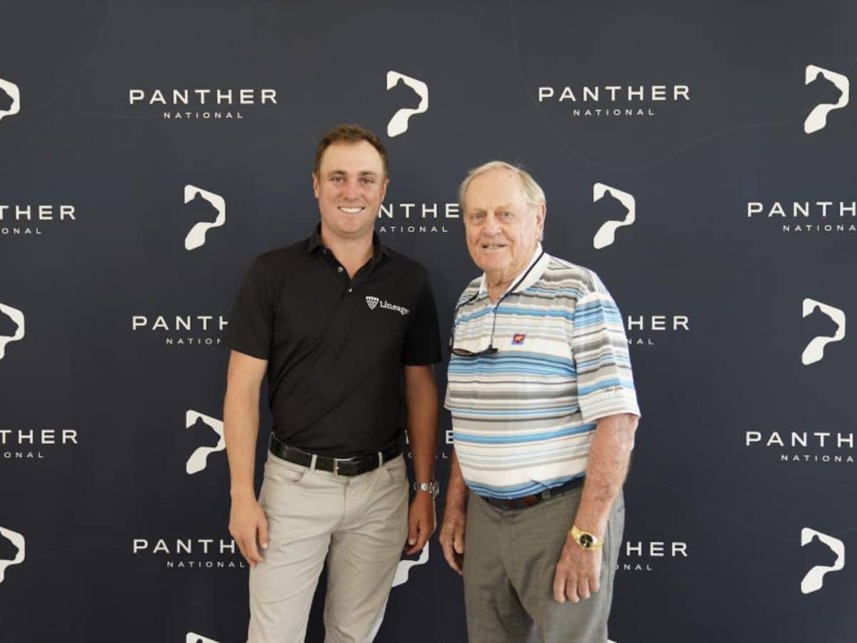 Jack Nicklaus and Justin Thomas