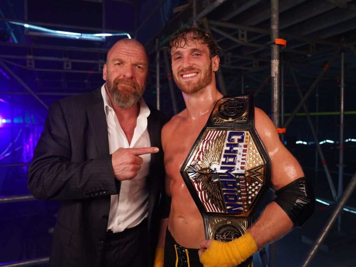 Logan Paul and Triple H