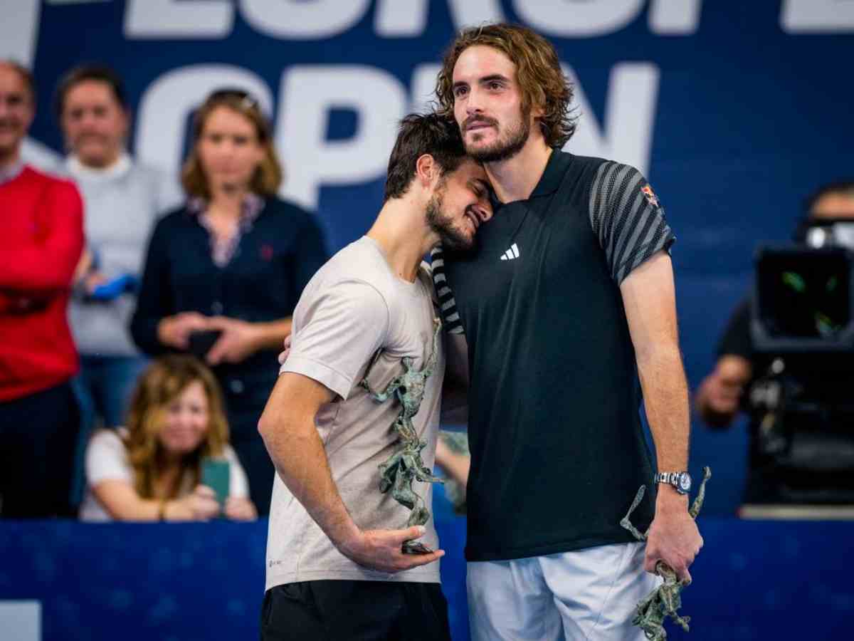 “I wouldn’t compare it to anything in the world,” Stefanos Tsitsipas gets emotional recalling his doubles title win with brother Petros