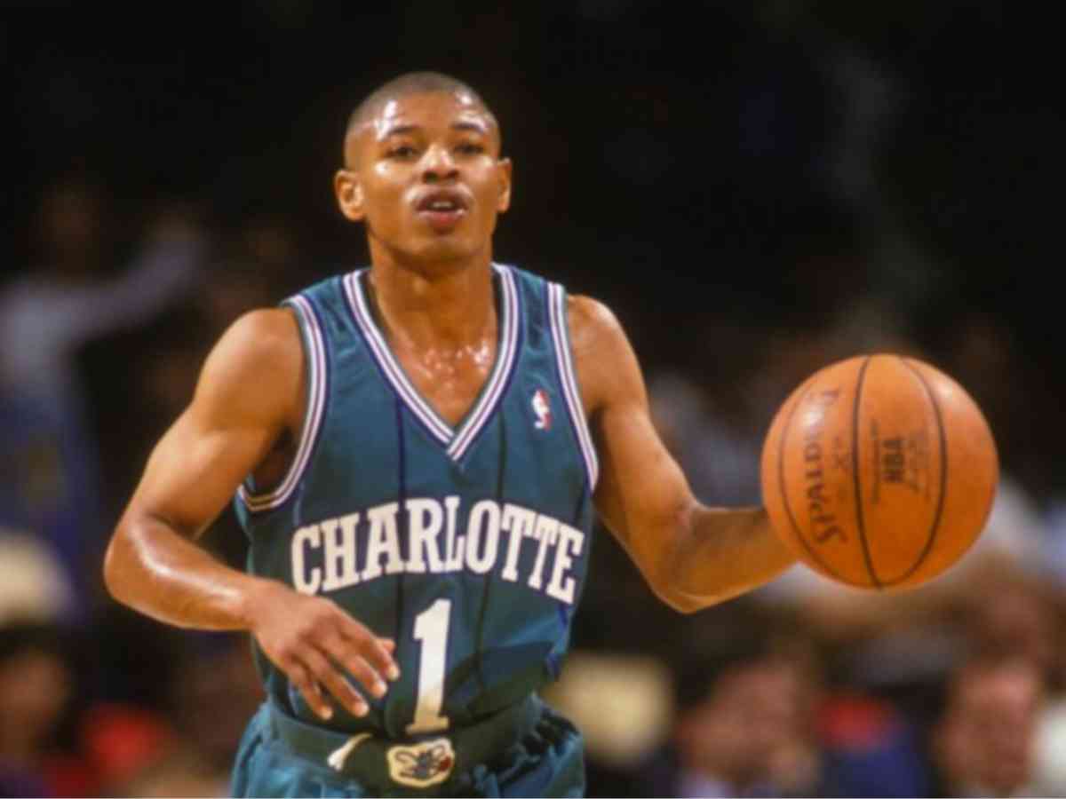 The shortest NBA player in history Muggsy Bogues 