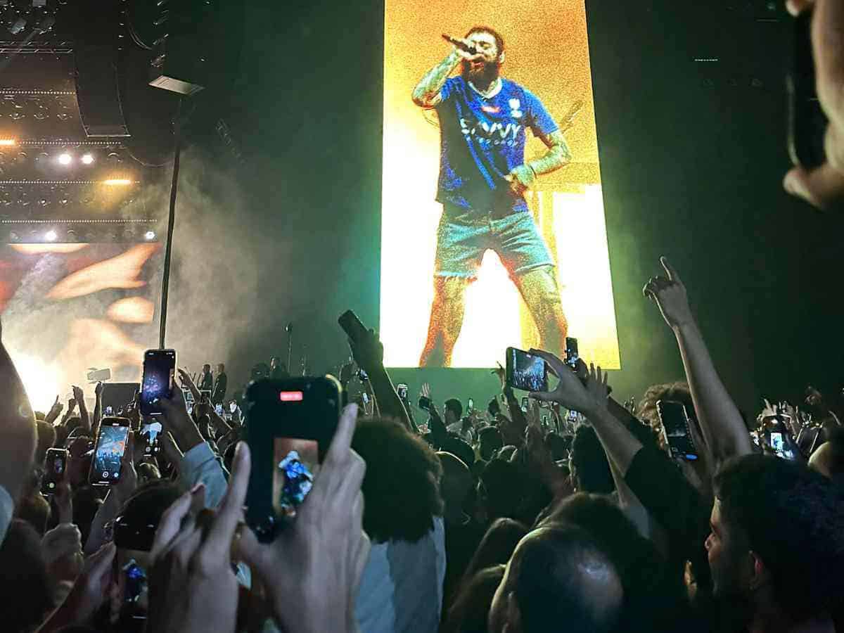 Post Malone's concert in Riyadh