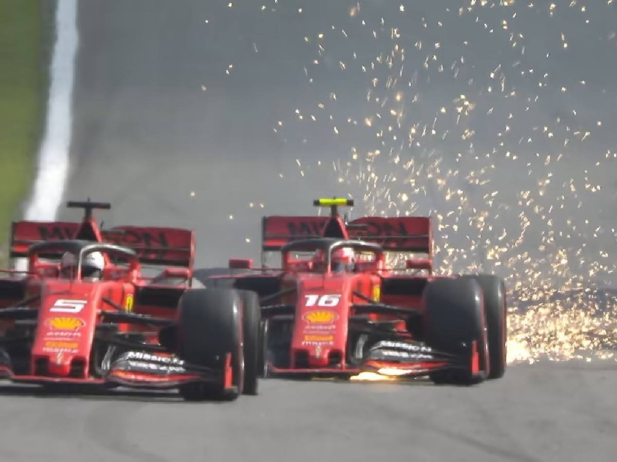 Sebastian Vettel and Charles Leclerc, 2019 Brazilian GP