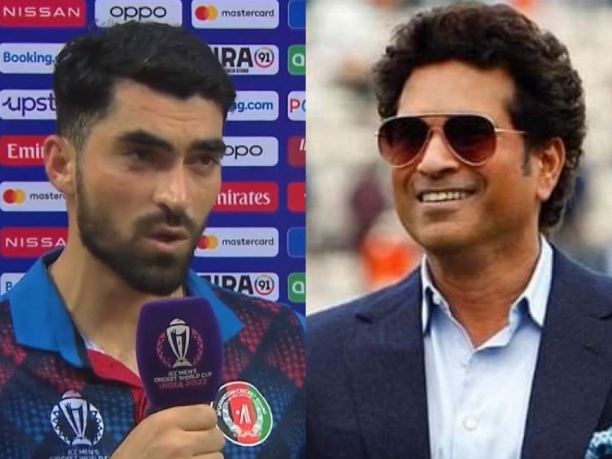 Cricket World Cup 2023: “I will bat like Sachin Tendulkar,” Ibrahim Zadran credits the Master Blaster after becoming  first batter to score World Cup century for Afghanistan