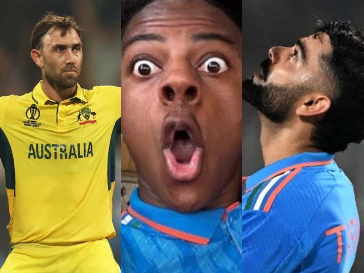 WATCH: “Bro f***ing Virat Kohli hit a triple century,” IShowSpeed compares ex-India skipper with Glenn Maxwell after Aussie’s double century in ODI World Cup