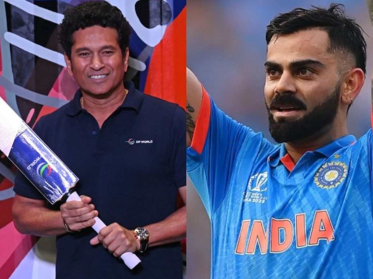 Cricket World Cup 2023: “King surpassed God”- Virat Kohli bows down to Sachin Tendulkar after he scores his 50th ODI century, netizens explode in joy