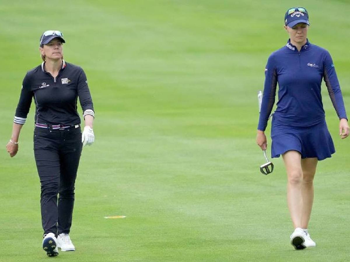 Players during the LPGA Tour