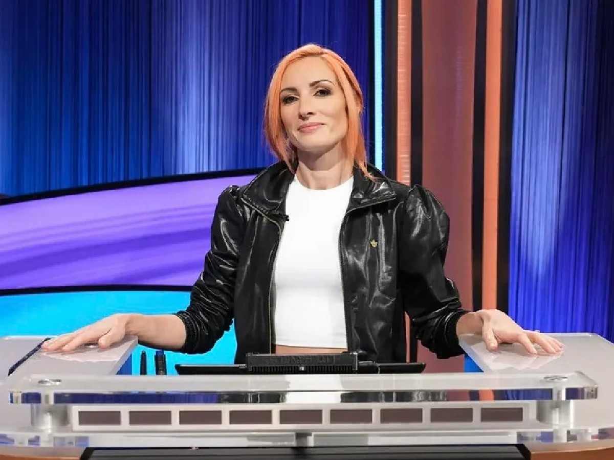 Becky Lynch on the show of Celebrity Jeopardy