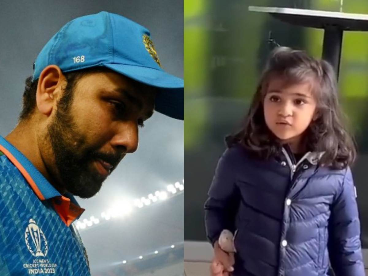 WATCH: “He will laugh again,” Rohit Sharma’s daughter Samaira’s heartwarming video goes viral again after India’s World Cup final loss 